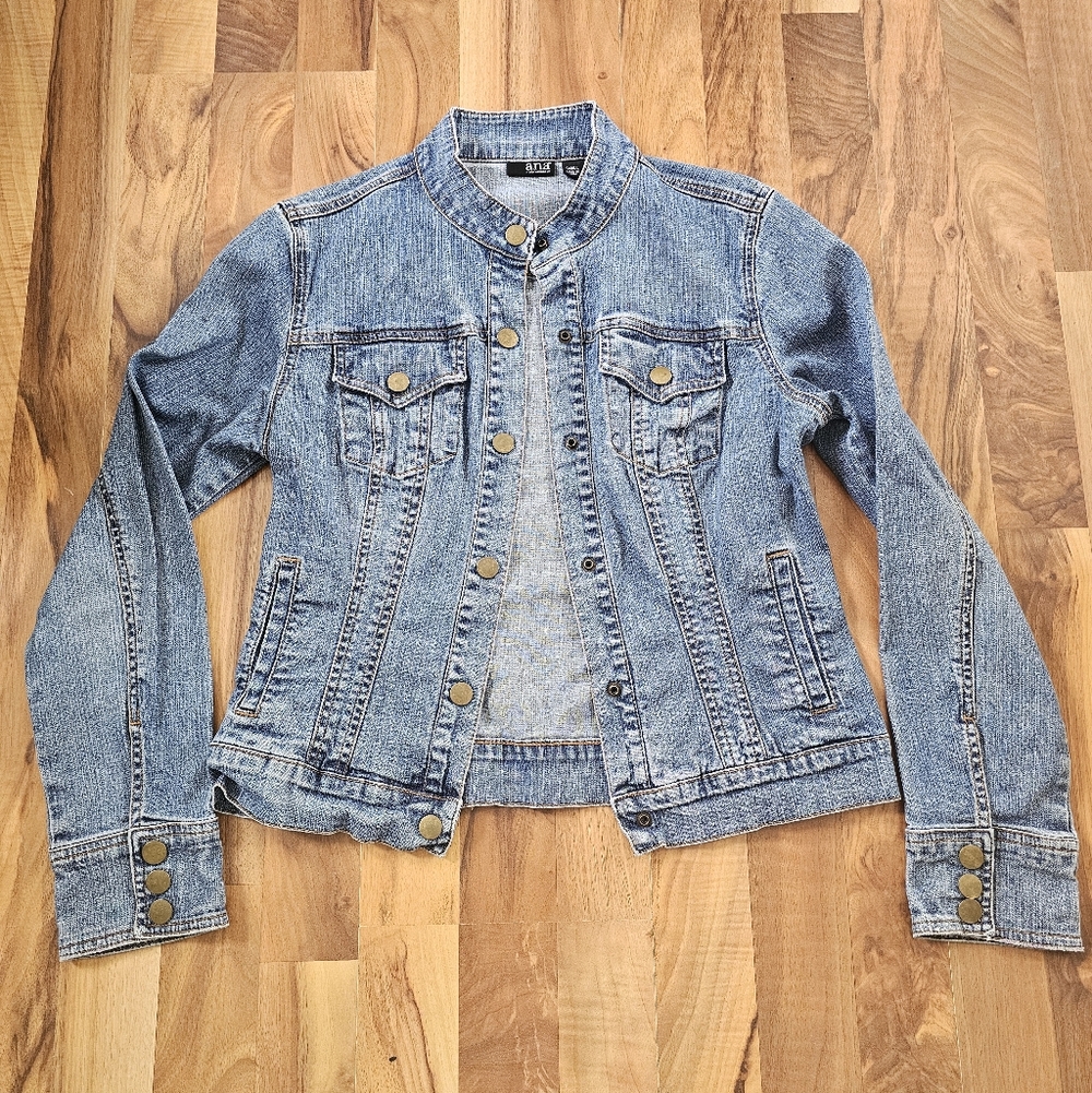 a.n.a Light Blue Denim Jean Jacket